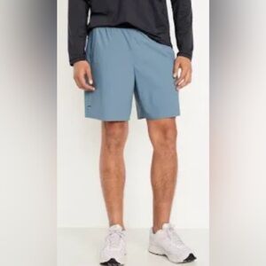 Layer 8 men’s athletic/gym shorts, light, dusty, blue size XL